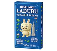 REALMIX Chocolat Dubaï Édition Limitée LADUBU | Délice de Dubaï aux pistaches et Kunafa | Fabriqué à Dubaï, U.A.E. (Standard, Chocolat blanc)