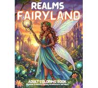 Realms Fairyland Adult Coloring Book: Fairytale Designs of Enchanting Fairies, Magical Houses, Dreamlike Gardens, Moonlit Villages, Mystical Creatures, Fantasy Architecture and Serene Fantasy Worlds /