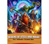 Realms of Steel and Magic: Epic Warriors Coloring Book