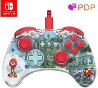 Realmz Wired Led Light-Up Pro Controller: Knuckles For Nintendo Switch & Nintendo Switch - Oled Model