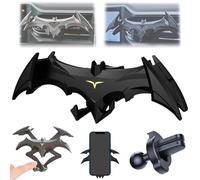 REALOKMAN Bat Wings Car Phone Holder, Unique Halloween Bat Universal Car Air Vent Mount, Gravity Automatic Locking with Mechanical Bats Wing for Men Universal Vent/Dash/Windshield for Gifts(1Pc)