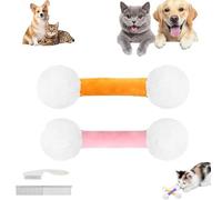 REALOKMAN Cat Qtip Toy, Giant Q Tip Cat Toy, Interactive Big Kitty Kicker Sticks for Teeth Cleaning, Handmade Sturdy Catnip Teething Chew Toys Designed for Indoor Pets, Gift for Pets Lovers(2PCS-B)