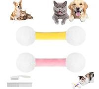 REALOKMAN Cat Qtip Toy, Giant Q Tip Cat Toy, Interactive Big Kitty Kicker Sticks for Teeth Cleaning, Handmade Sturdy Catnip Teething Chew Toys Designed for Indoor Pets, Gift for Pets Lovers(2PCS-D)