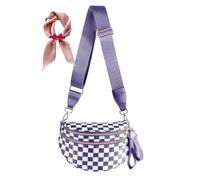 REALOKMAN Gofree the Roomiest Crossbody, Go Free the Roomiest Crossbody, Emmafy Crossbodys Bags for Women, Adjustable Strap(Dark Purple)