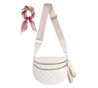 REALOKMAN Gofree the Roomiest Crossbody, Go Free the Roomiest Crossbody, Emmafy Crossbodys Bags for Women, Adjustable Strap(Beige)