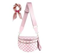 REALOKMAN Gofree the Roomiest Crossbody, Go Free the Roomiest Crossbody, Emmafy Crossbodys Bags for Women, Adjustable Strap(Pink)