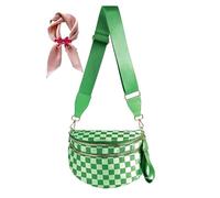 REALOKMAN Gofree the Roomiest Crossbody, Go Free the Roomiest Crossbody, Emmafy Crossbodys Bags for Women, Adjustable Strap(Dark Green)