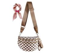 REALOKMAN Gofree the Roomiest Crossbody, Go Free the Roomiest Crossbody, Emmafy Crossbodys Bags for Women, Adjustable Strap(marron)