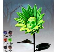 REALOKMAN The Forbidden Sunflower Sculpture, Unique Gothic Skull Bloom Decor, 3D Printed Dead Flower Decoration, Halloween Decorations Display, Autumn Home Decors, Macabre Art for Indoor and Garden