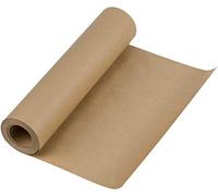 REALPACK® 1 x papier kraft solide marron taille - 750 mm x 20 m. Idéal pour l'emballage de colis, emballage cadeau, maison, écoles et travaux manuels. Surface extérieure lisse.