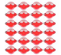 RealPlus Lot de 24 dispositifs de verrouillage de vanne de porte de 2,5 cm à 5,1 à 1,3 cm de diamètre, poignée de valve sécurisée pour robinet d'eau, robinet d'huile, gaz naturel, propane