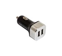 Realpower 2-Port USB car charger - Adaptateur d'alimentation pour voiture - 2400 mA - 2 connecteurs de sortie (2 x USB)