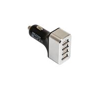 Realpower 4-Port USB car charger - Adaptateur d'alimentation pour voiture - 2400 mA - 4 connecteurs de sortie (4 x USB)