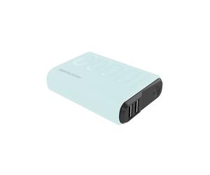 RealPower B-10000PD+ Nutopia Batterie Externe 10000mAh Bleu, 2x USB-A (3A/2A), 1x USB-C (1.5A), Charge Rapide, USB Power Delivery, Micro-USB/USB-C Input, CE/RoHS