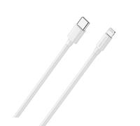 RealPower Câble de charge/données USB-C vers Lightning 2m blanc MFI 3A