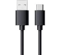 RealPower Câble USB USB 2.0 USB-A mâle, USB-C® mâle 0.60 m noir 255650
