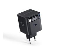 REALPOWER Chargeur GaN 65 W Noir, 65 W, 2 x Type-C
