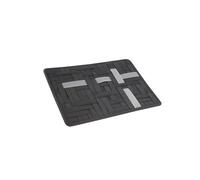 RealPower Étui Tablette 11" (27.9cm) Noir/Gris - Compatibilité Universelle - Dimensions 280x190mm, Poids 319g - Certification CE, RoHS