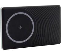 RealPower MAG ultra slim Powerbank (batterie supplémentaire) 5000 mAh Magsafe, Power Delivery USB-C® argent, noir