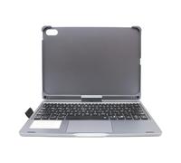 REALPOWER PadStand Étui de Protection pour iPad 10,9" avec Clavier Bluetooth, Rotation à 360 degrés, rétroéclairage, 600 g, 255 x 17 x 196 mm