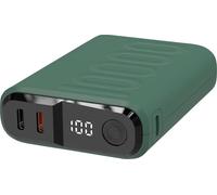 Powerbank RealPower PB-10000C PD+ 3x Type-C,Dunkelgrün