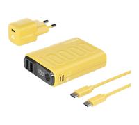 RealPower PB-10000 Power Pack Powerbank (batterie supplémentaire) 10000 mAh Li-Ion USB, USB-C® jaune