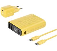 RealPower PB-10000 Power Pack Powerbank (batterie supplémentaire) 10000 mAh Li-Ion USB, USB-C® jaune