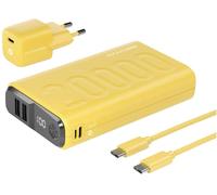 RealPower PB-20000 Power Pack Powerbank (batterie supplémentaire) 20000 mAh Li-Ion USB, USB-C® jaune