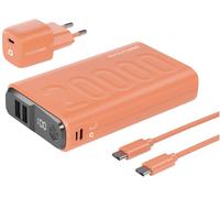 RealPower PB-20000 Power Pack Powerbank (batterie supplémentaire) 20000 mAh Li-Ion USB, USB-C® orange