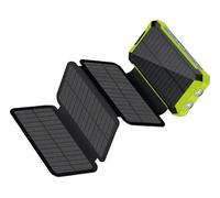 RealPower REALPOWER PB-20000 Solar Powerbank (batterie supplémentaire) 20000 mAh Qi Wireless Charging USB-A vert extérieur