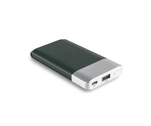 RealPower PB-4000 Fashion Lithium Polymère (LiPo) 4000 mAh Noir, Argent