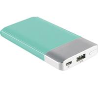 RealPower PB-4000 Fashion Lithium Polymère (LiPo) 4000 mAh Bleu, Argent