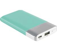 RealPower PB-4000 Fashion Lithium Polymère (LiPo) 4000 mAh Bleu, Argent