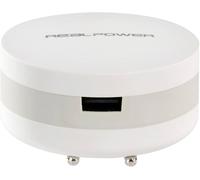 RealPower PBC-1800 Powerbank (batterie supplémentaire) 1800 mAh Li-Ion blanc