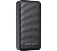 RealPower Powerbank (batterie supplémentaire) 20.000 mAh Quick Charge, Power