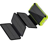 RealPower REALPOWER PB-20000 Solar Powerbank (batterie supplémentaire) 20000 mAh Qi Wireless Charging USB-A, USB-C® vert extérieur