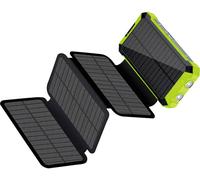 RealPower REALPOWER PB-20000 Solar Powerbank (batterie supplémentaire) 20000 mAh Qi Wireless Charging USB-A vert extérieur
