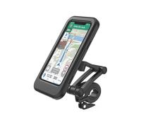 RealPower TourProtect - Support Passif Magnétique pour Mobile/Smartphone, Vélo/Voiture, Rotation H/V, Jusqu'à 6.7", Noir, 99x25x193mm, CE/RoHS