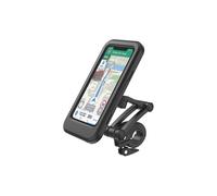 RealPower TourProtect - Support Passif Magnétique pour Mobile/Smartphone, Vélo/Voiture, Rotation H/V, Jusqu'à 6.7", Noir, 99x25x193mm, CE/RoHS