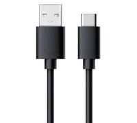 RealPower Câble USB USB 2.0 USB-A mâle, USB-C® mâle 0.60 m noir 255650