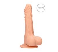 RealRock Dong 10 - dildo réaliste avec testicules (25 cm) - naturel