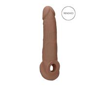 RealRock - gaine pénis 21,5cm - couleur foncée réaliste