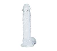 RealRock Gode Réaliste Avec Testicules, 12,7 cm Violet