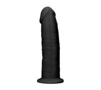 RealRock Dildo Ultra réaliste Silicone 15,3 cm Sans testicules Noir