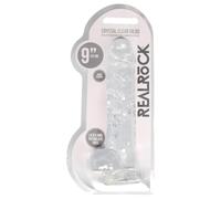 RealRock - gode réaliste transparent - silicone transparent 22cm