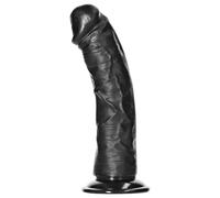 RealRock - gode réaliste ventouse - 15,5cm (noir)