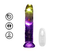 Realrock Led Glow Godemichet Vibrant 18 cm