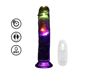 Realrock Led Glow Godemichet Vibrant 20 cm