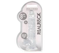 REALROCK - godemichet réaliste transparent (19 cm)