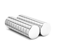 Realth 20 pièces Aimants Néodyme 12 mm x 3 mm Mini Aimants Ronds Pour Réfrigérateur, Tableau Blanc, Bureau, Science, BriColage, Construction et Artisanat (MC1220)